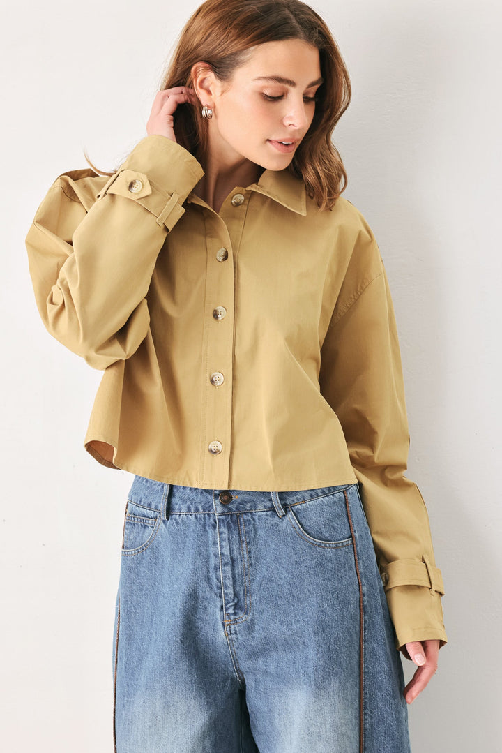 THE BEST OPTION WOVEN TOP