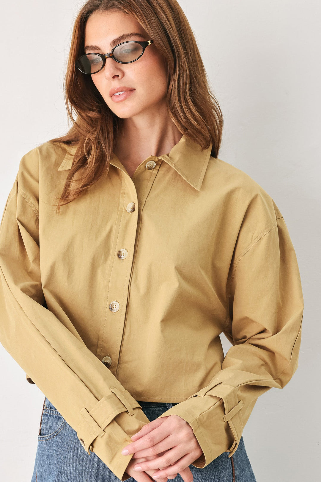 THE BEST OPTION WOVEN TOP