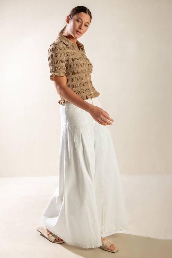 PICNIC AT SUNSET WOVEN TOP