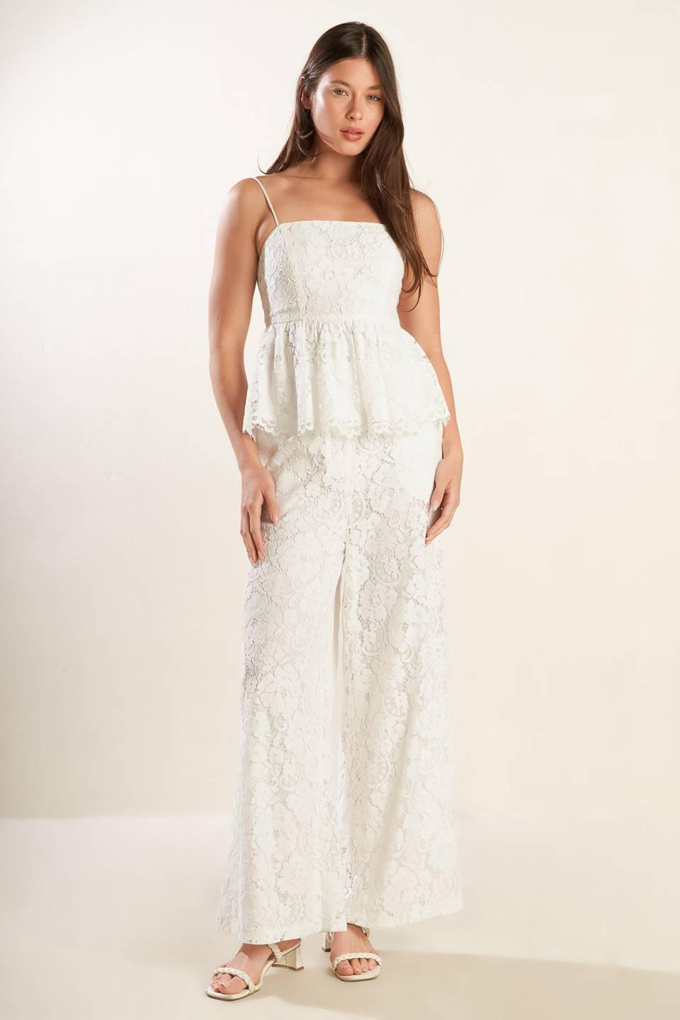We Trust You Woven Lace Top from KADOU Boutique