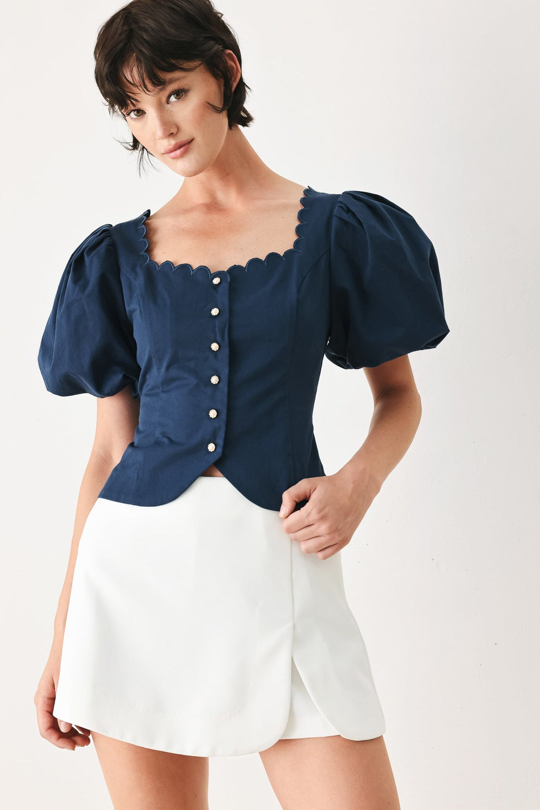 Never Ordinary Woven Top from KADOU Boutique