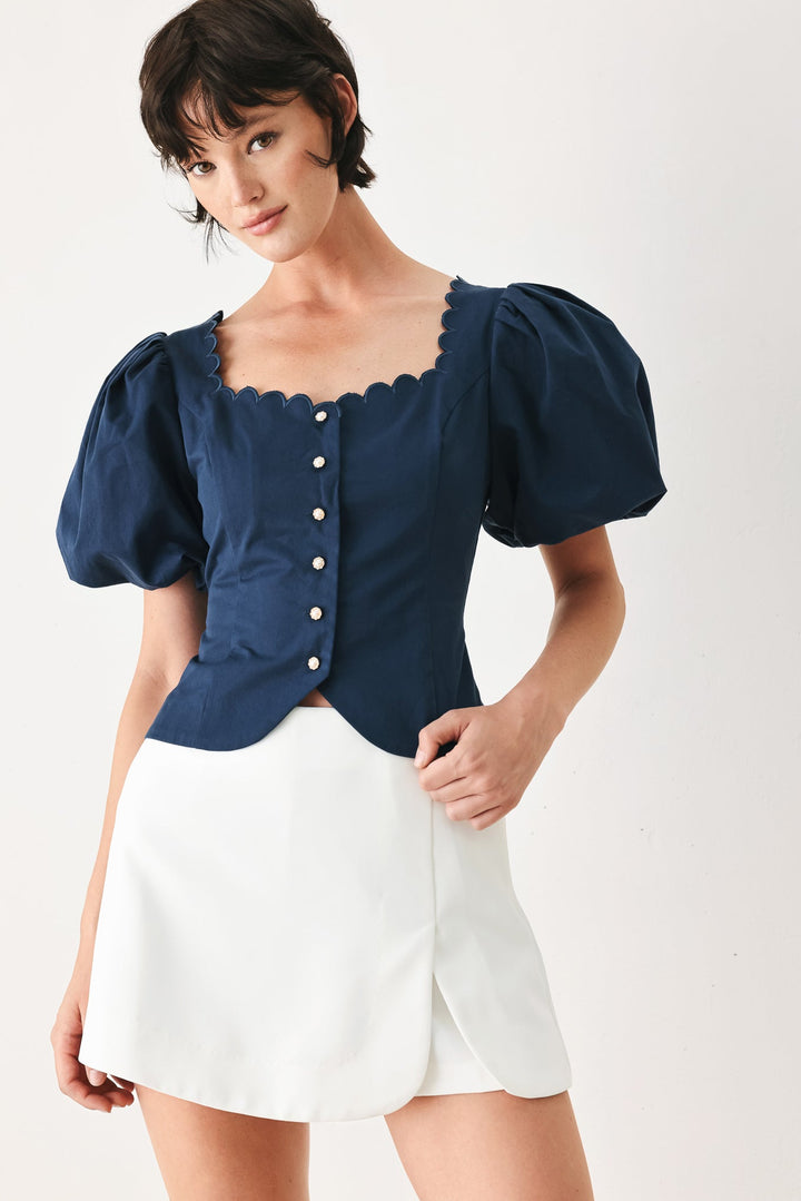 Never Ordinary Woven Top from KADOU Boutique