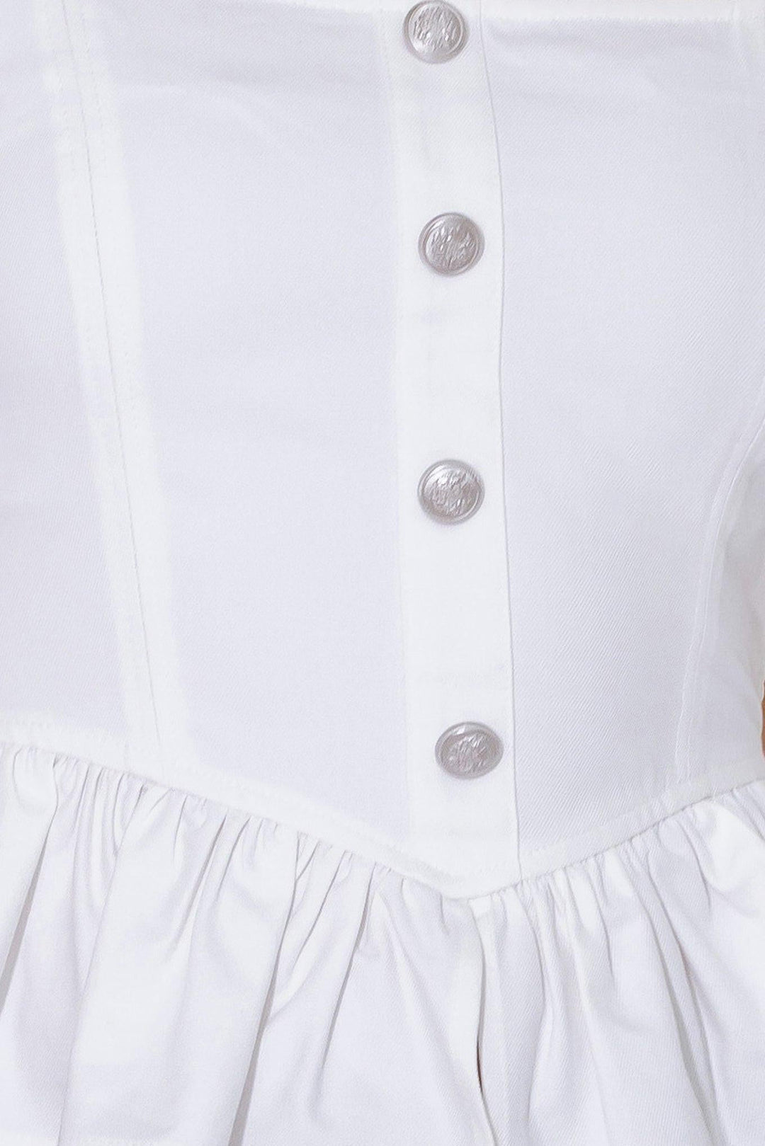 IN THIS MOMENT WHITE WOVEN TOP