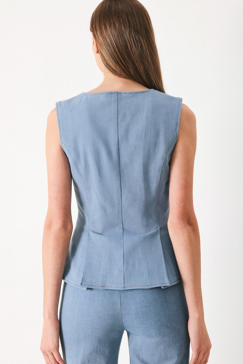 Luna Flare Woven Top from KADOU Boutique