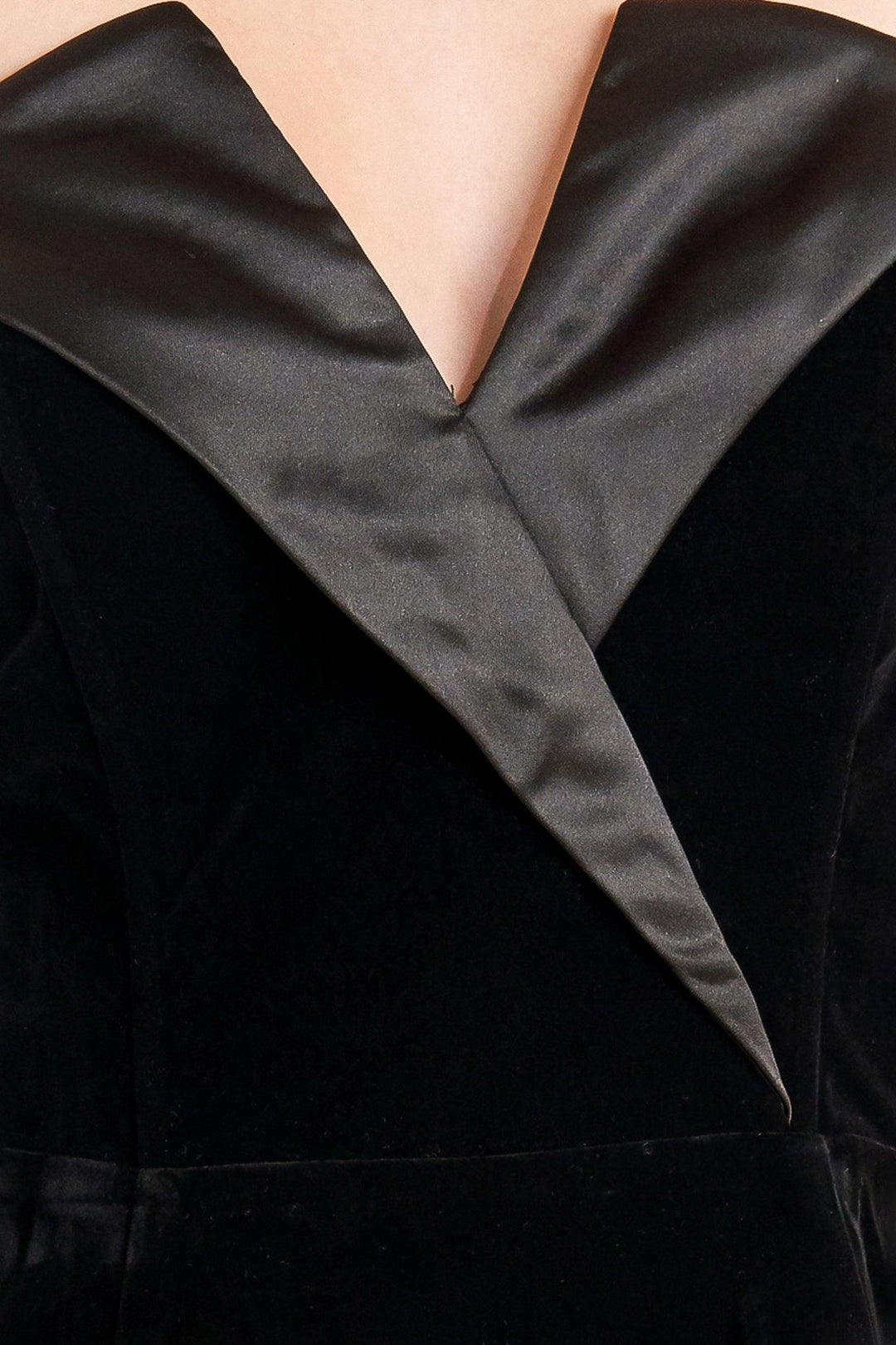 MIDNIGHT VELVET FLARE TOP