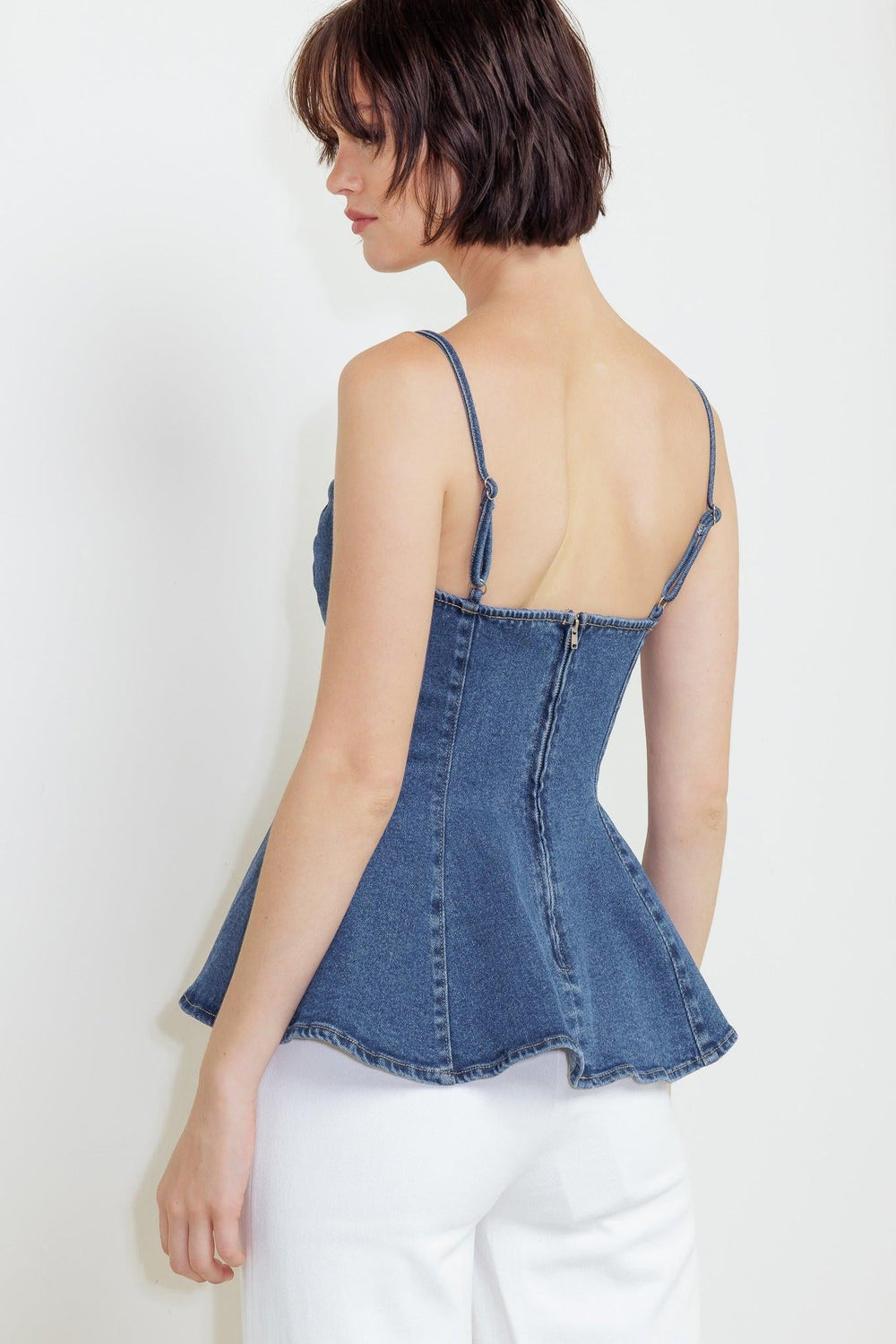 Power Poise Indigo Cami Top from KADOU Boutique
