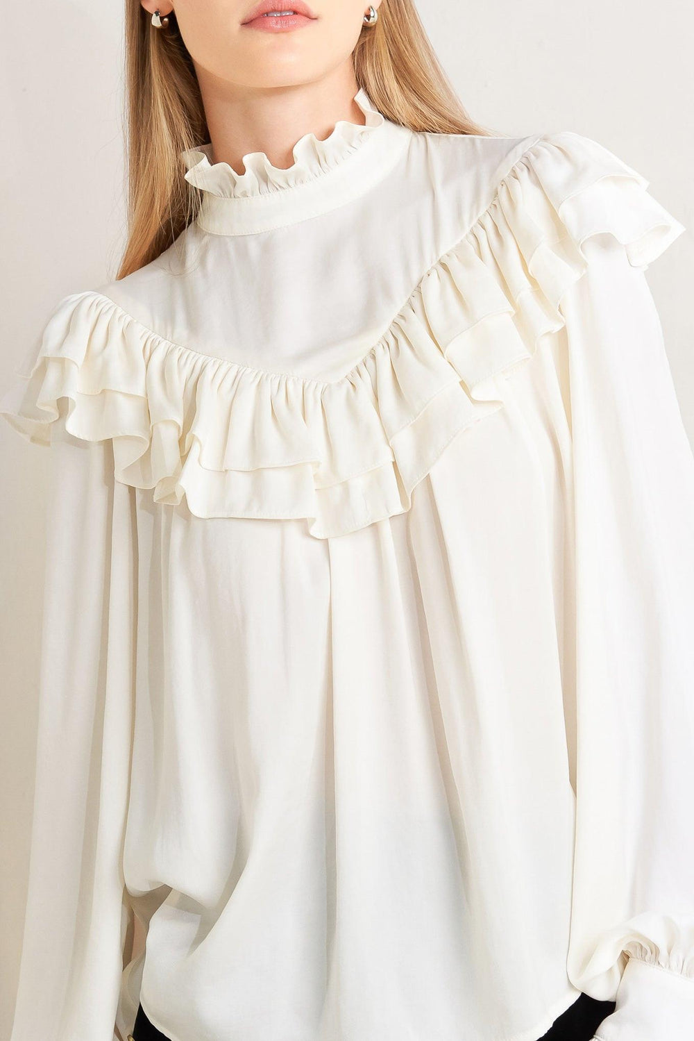 Edwardian Waltz Woven Top from KADOU Boutique