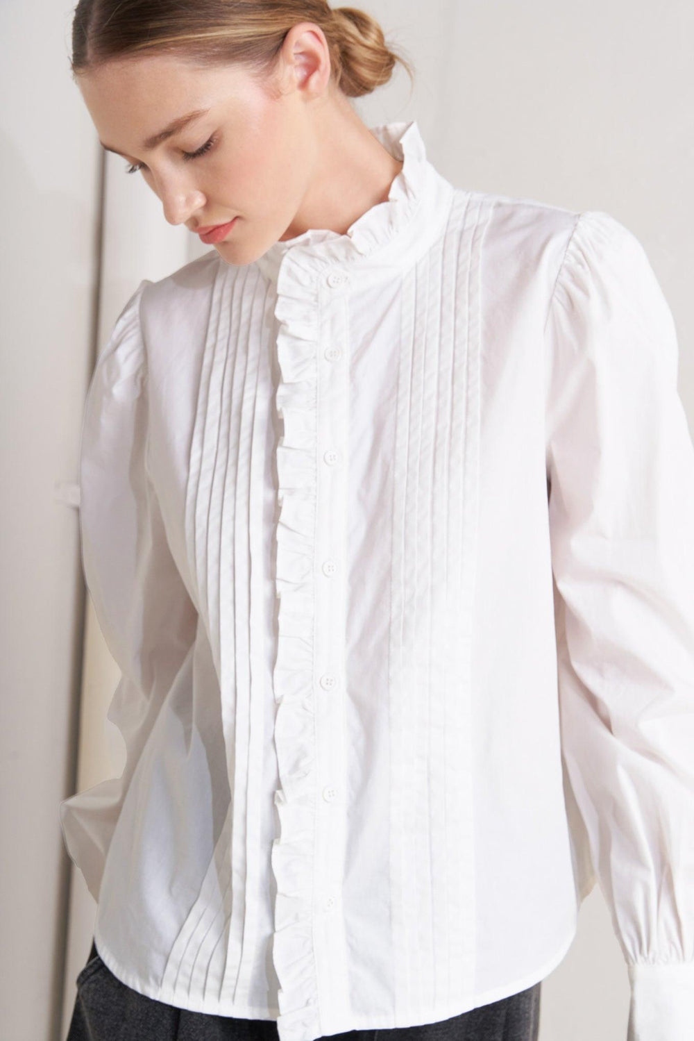 Milk Cloud Woven Top from KADOU Boutique
