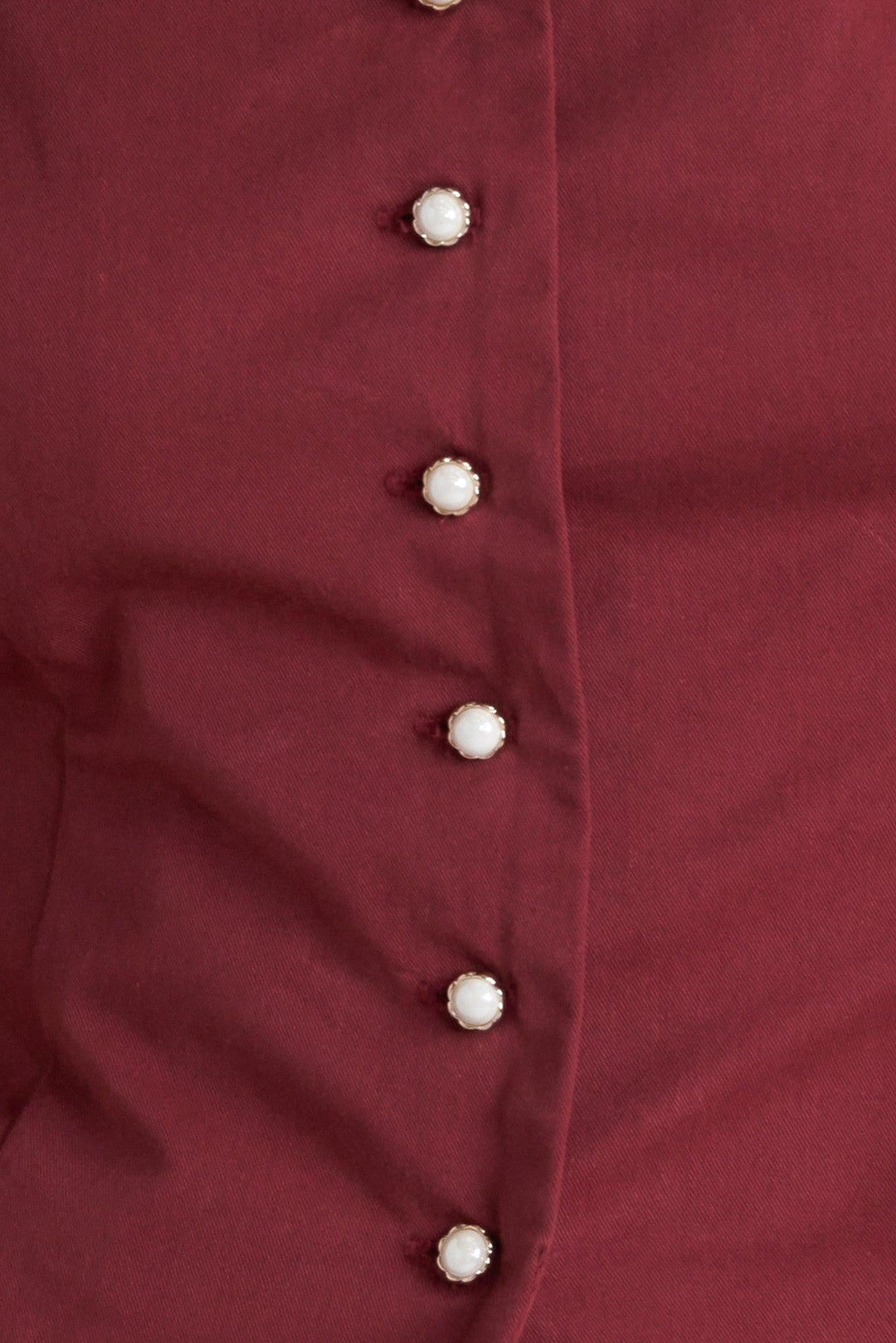 AMOUR SCALLOP WOVEN TOP