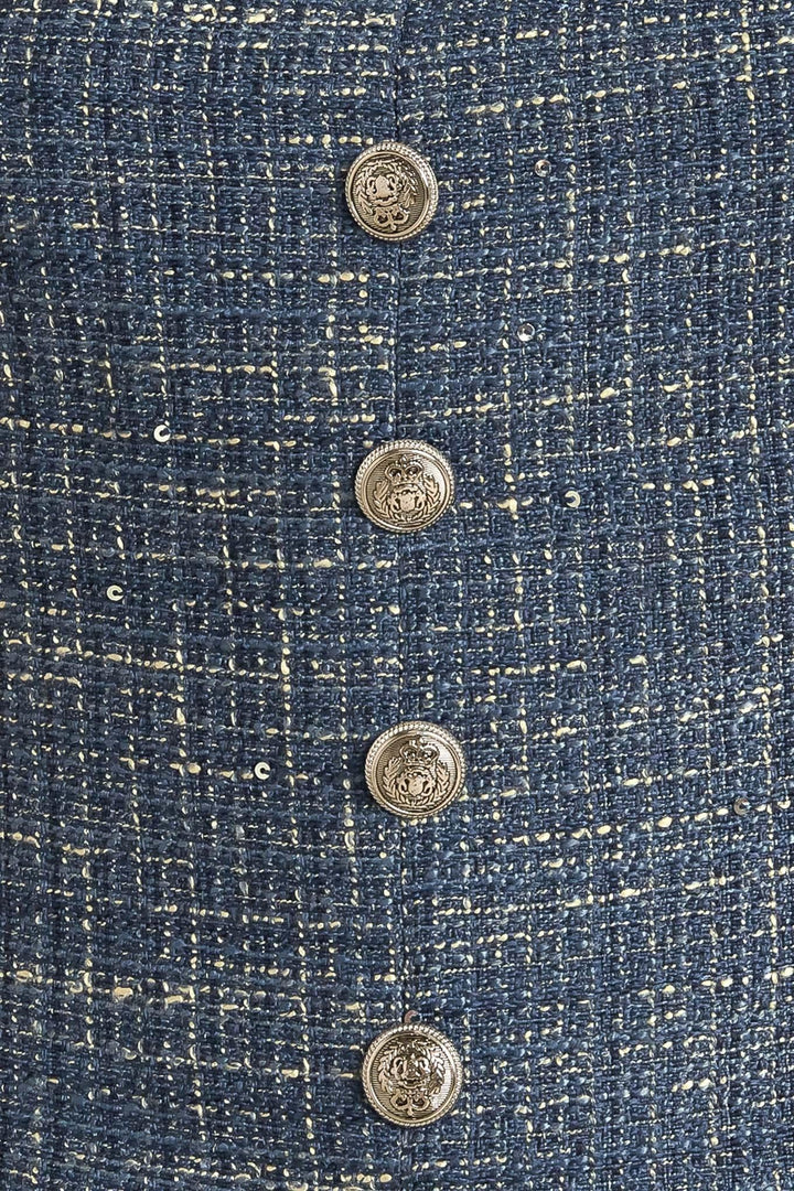 STUDIO FEMME LOOK TWEED TOP