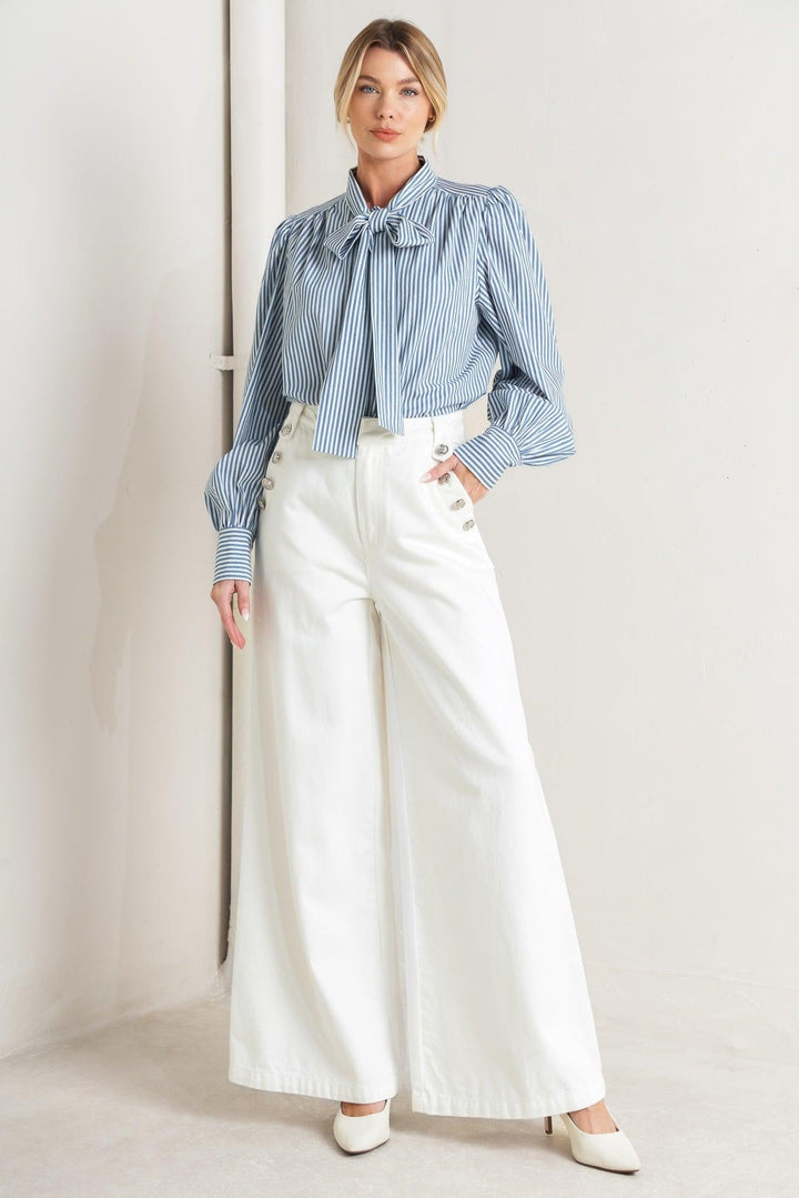 Charming Intentions Woven Top from KADOU Boutique