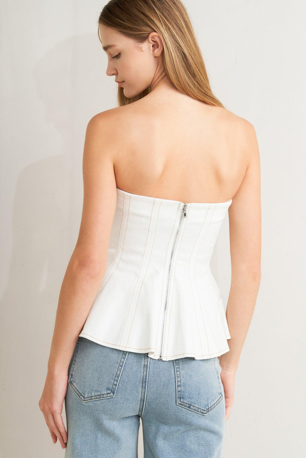 Subtle Drama Woven Top from KADOU Boutique