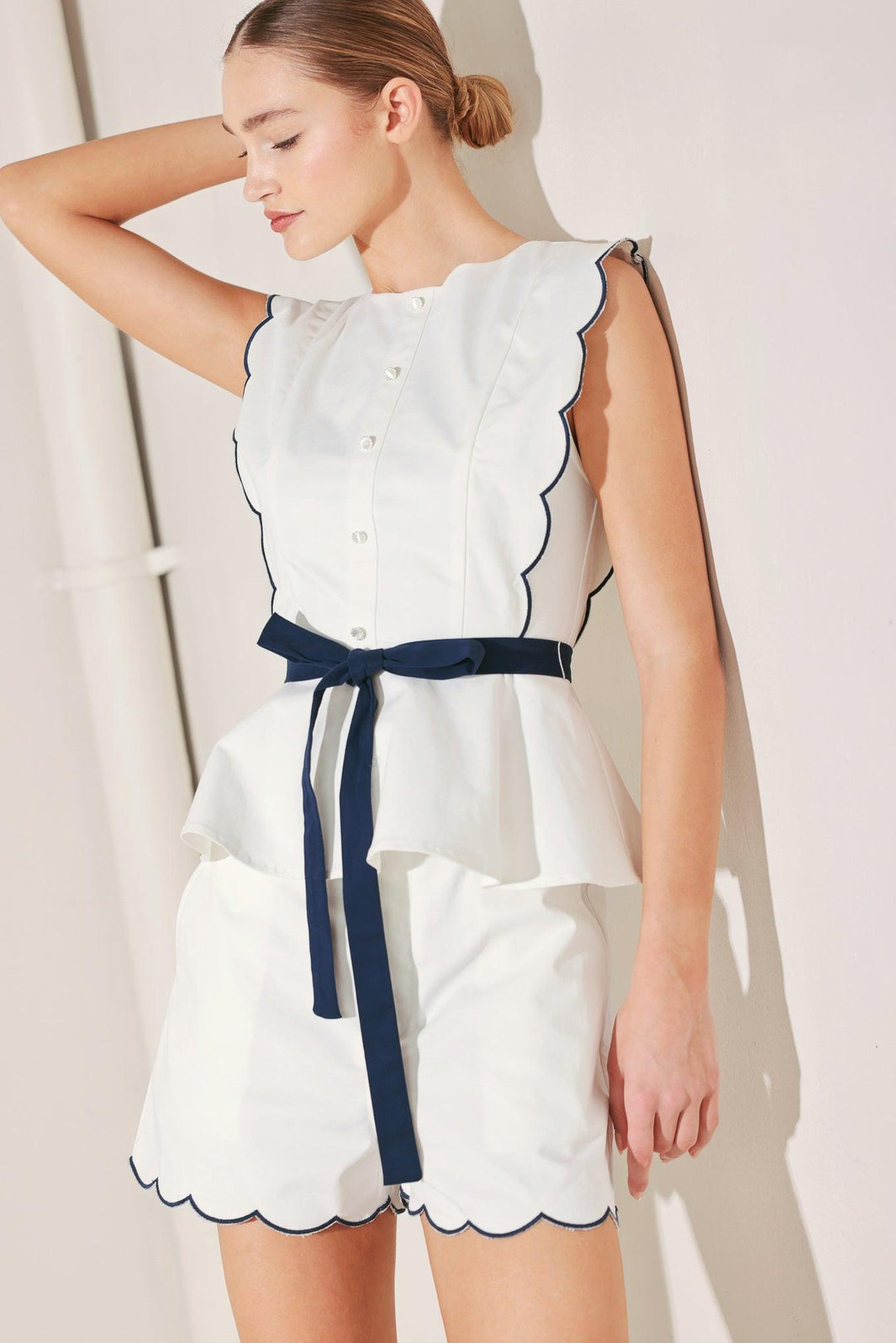 Resort Ready Woven Top from KADOU Boutique