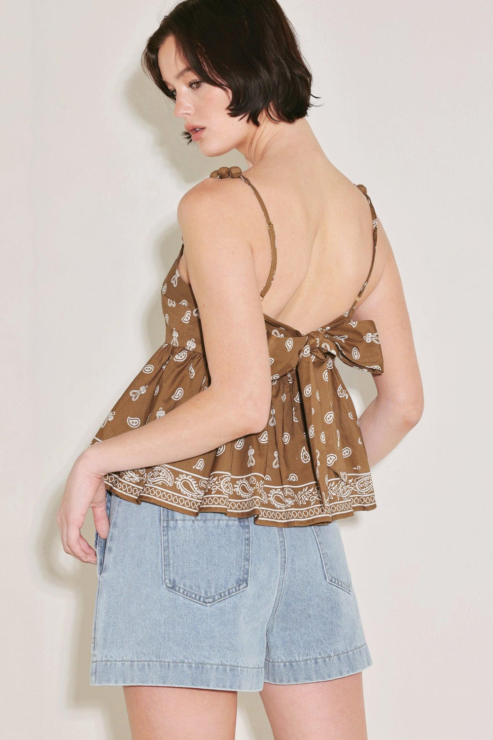 Free Spirit Mode Woven Top from KADOU Boutique