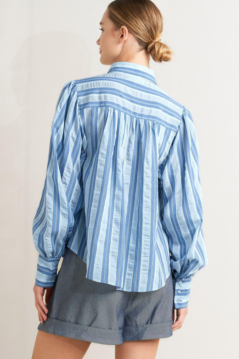 Polished Day Woven Top from KADOU Boutique