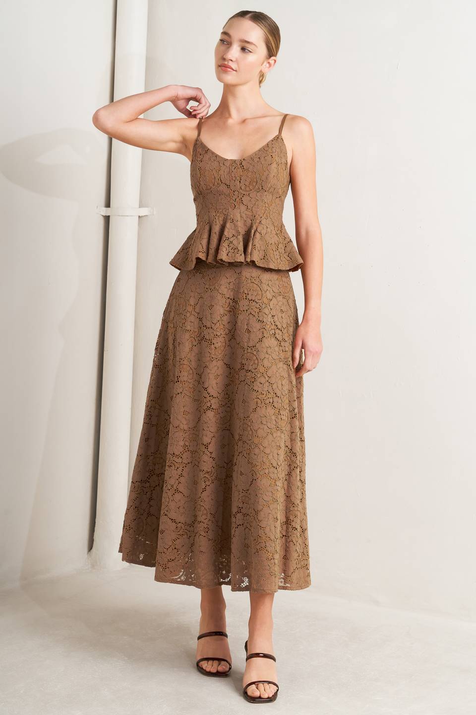 Purely Romantic Woven Lace Cami Top from KADOU Boutique