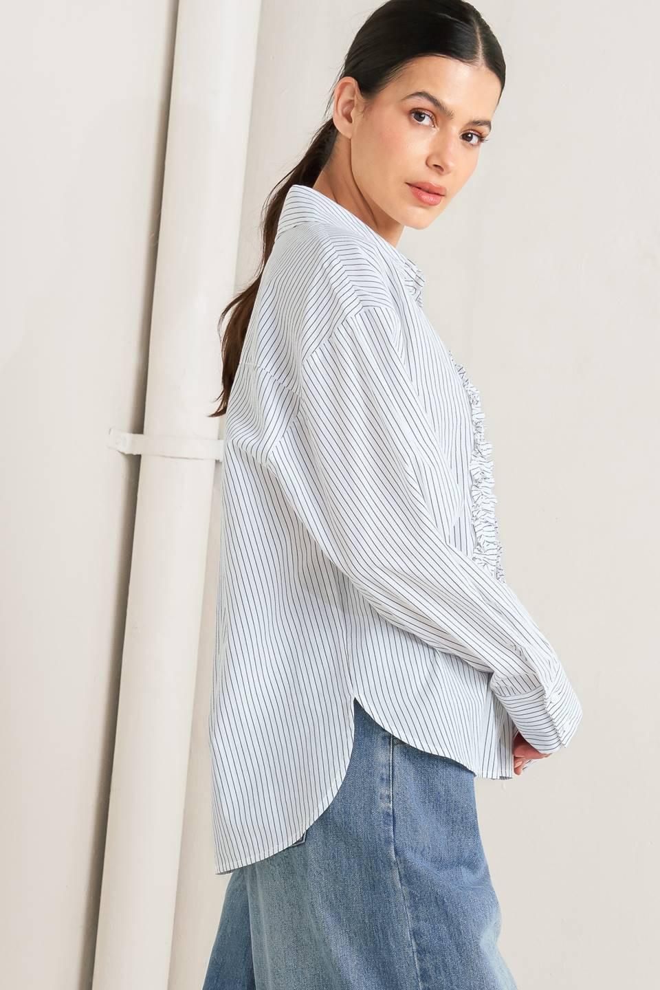 Daylight Edge Woven Top from KADOU Boutique