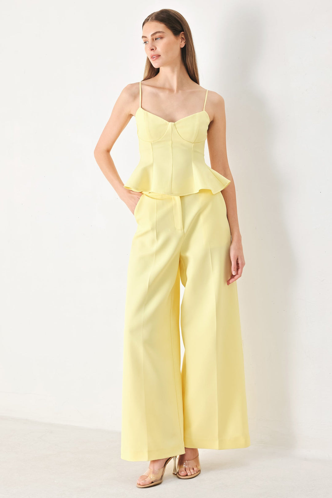Sweet Sunshine woven cami top from KADOU Boutique