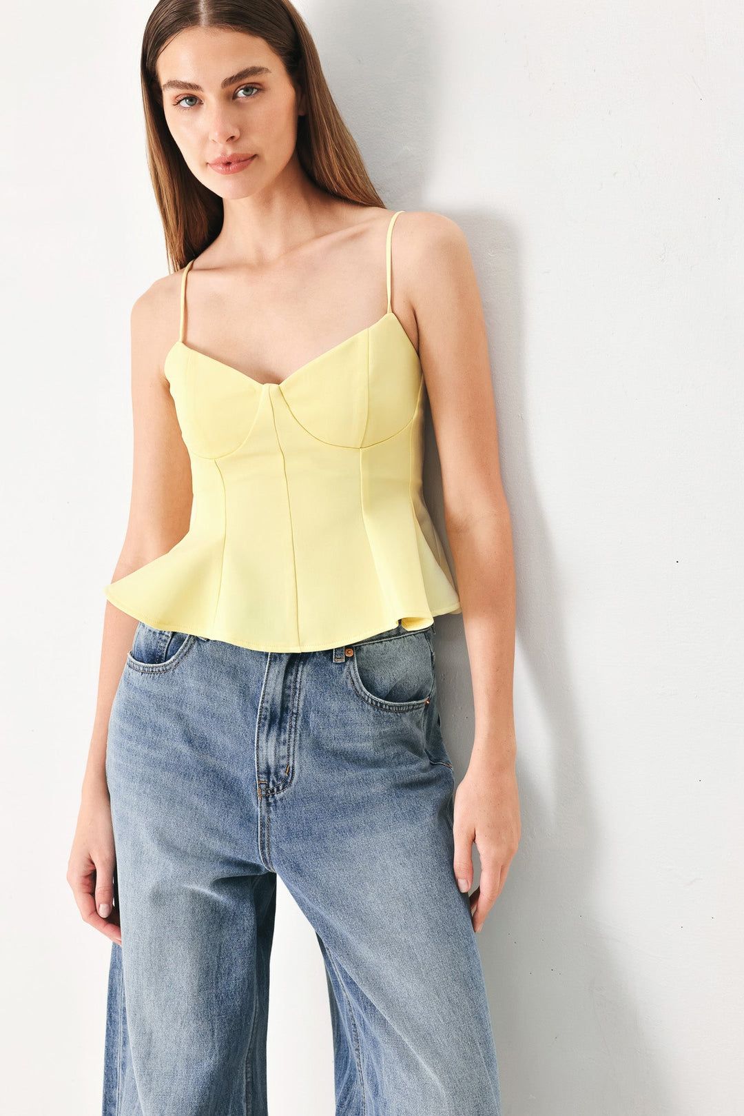 Sweet Sunshine woven cami top from KADOU Boutique