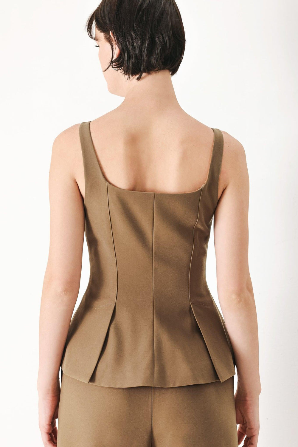 Rich Silhouette Woven Top from KADOU Boutique