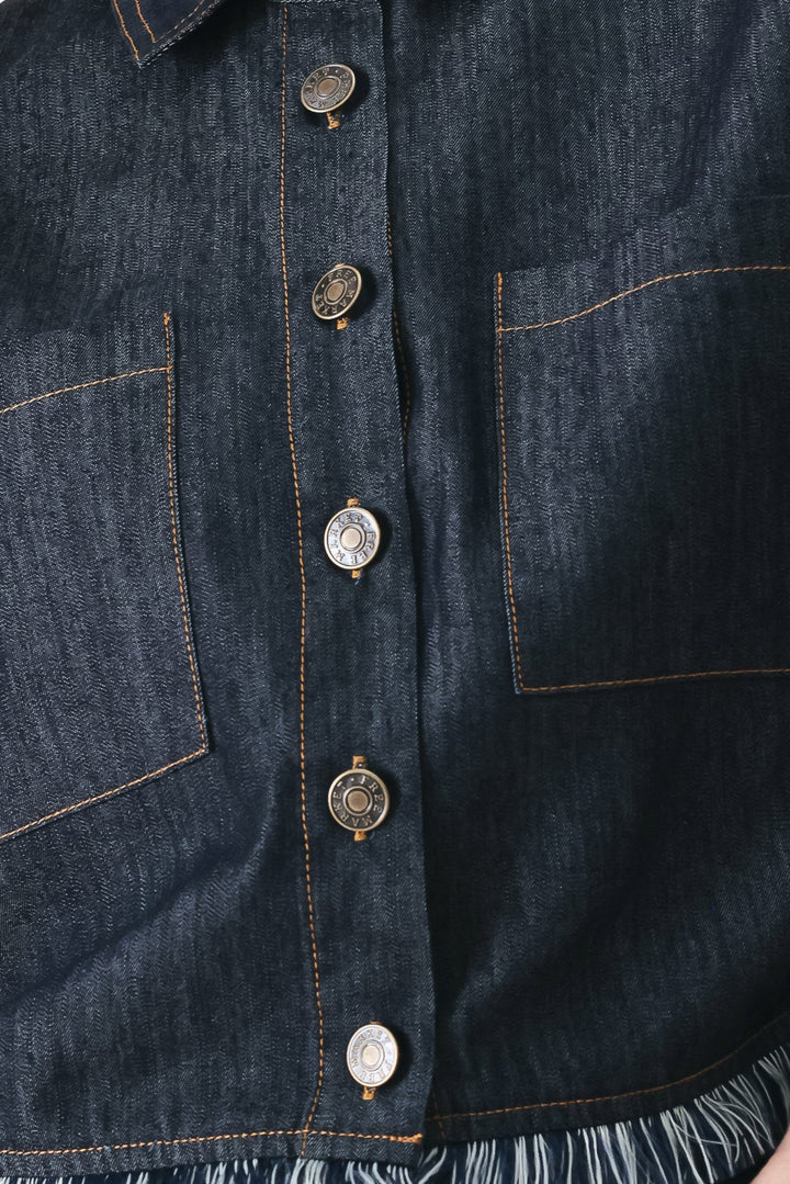 POWER SOFT WOVEN CROP JACKET