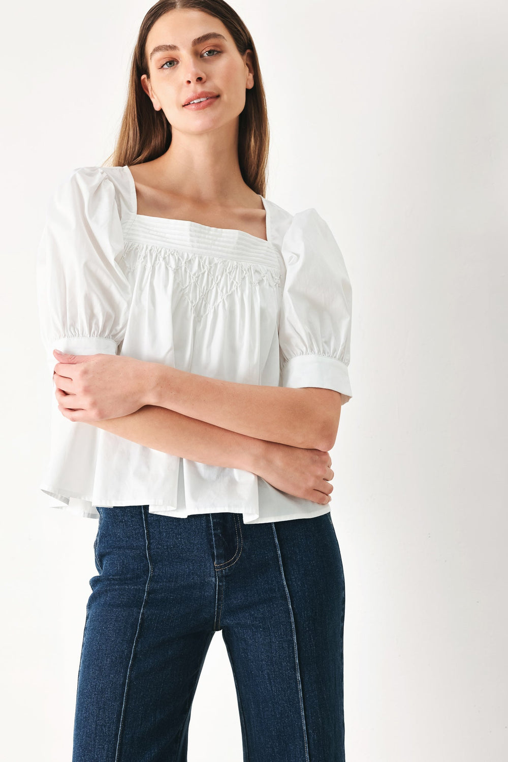 Pure Volume Woven Top from KADOU Boutique
