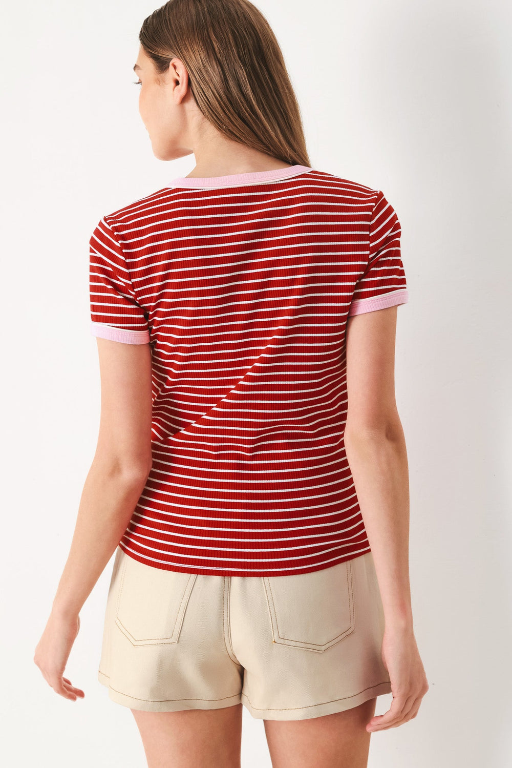 Sweet Daydream Strip Knit Top from KADOU Boutique