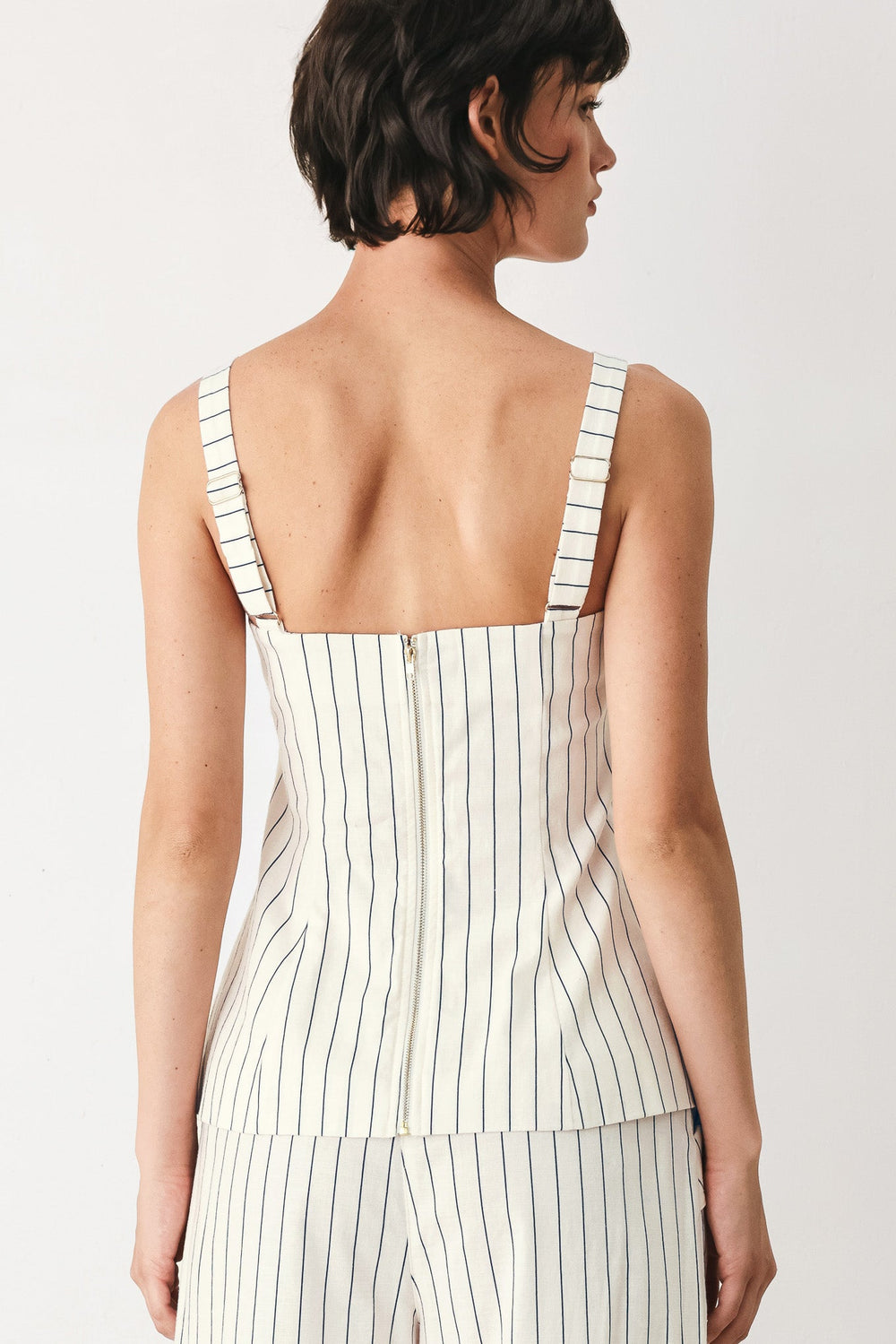 Sutton Stripe Woven Top from KADOU Boutique