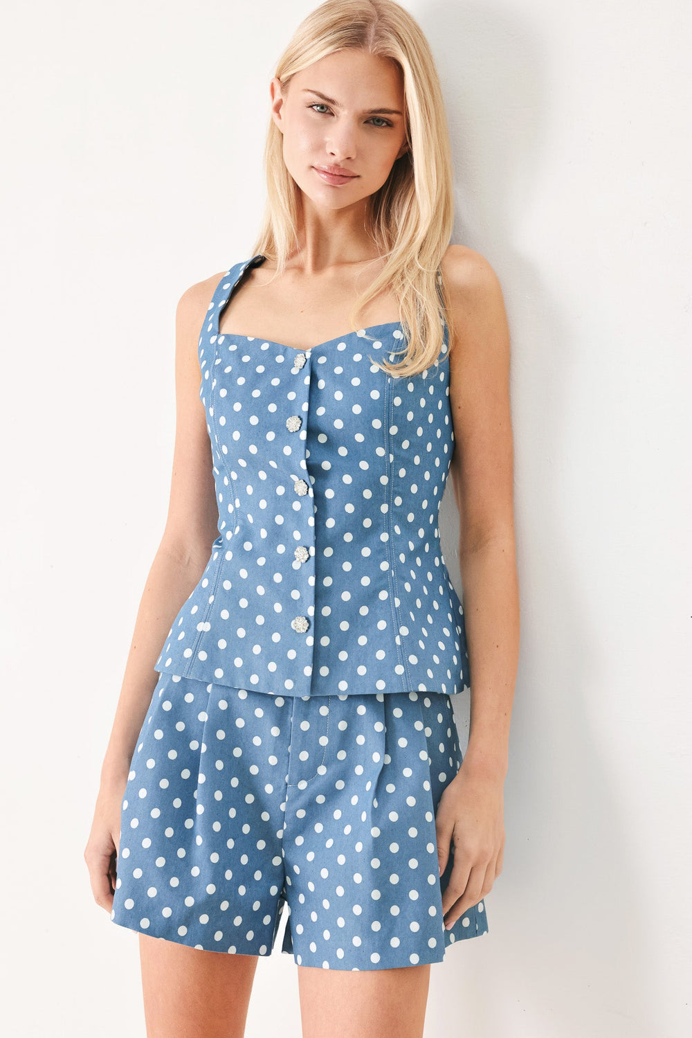 Flirty Dots Woven Top from KADOU Boutique