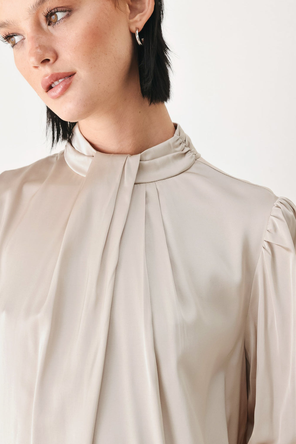 Golden Hour High Neck Blouse from KADOU Boutique