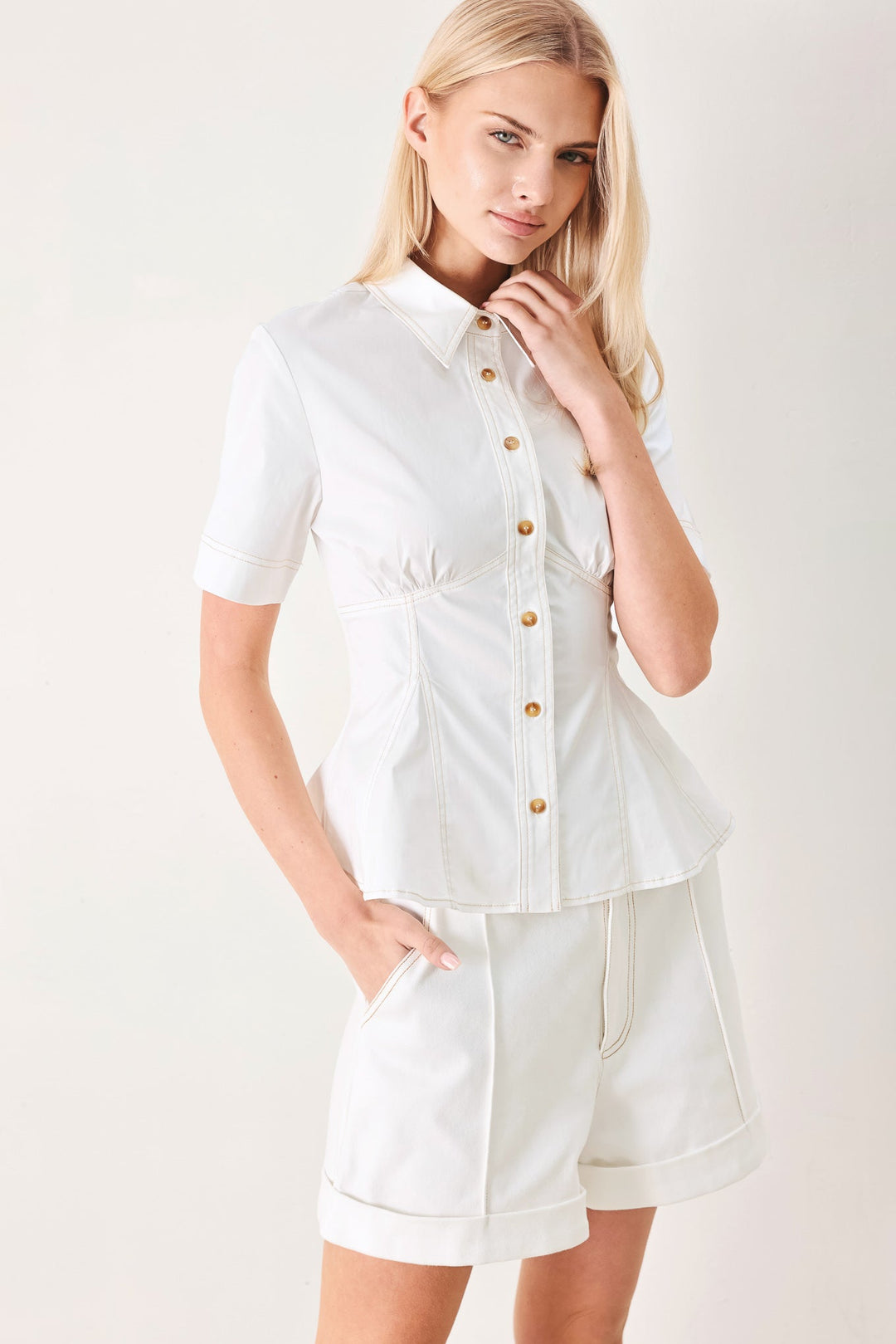 Made for Sunshine Woven Top from KADOU Boutique