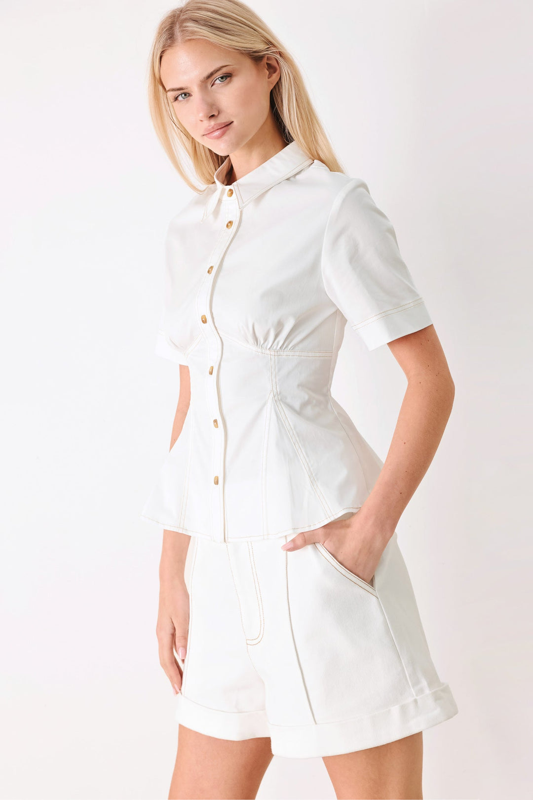 Made for Sunshine Woven Top from KADOU Boutique