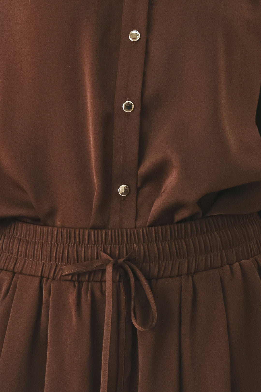 CANYON BROWN WOVEN TOP