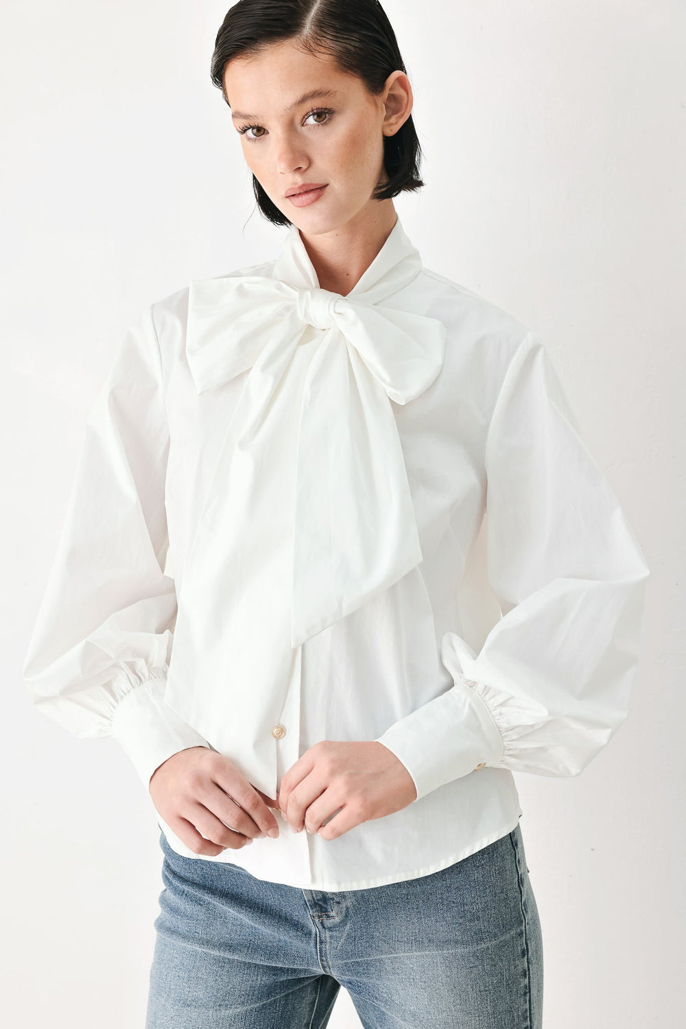 Golden Brown Cascade Woven Top from KADOU Boutique