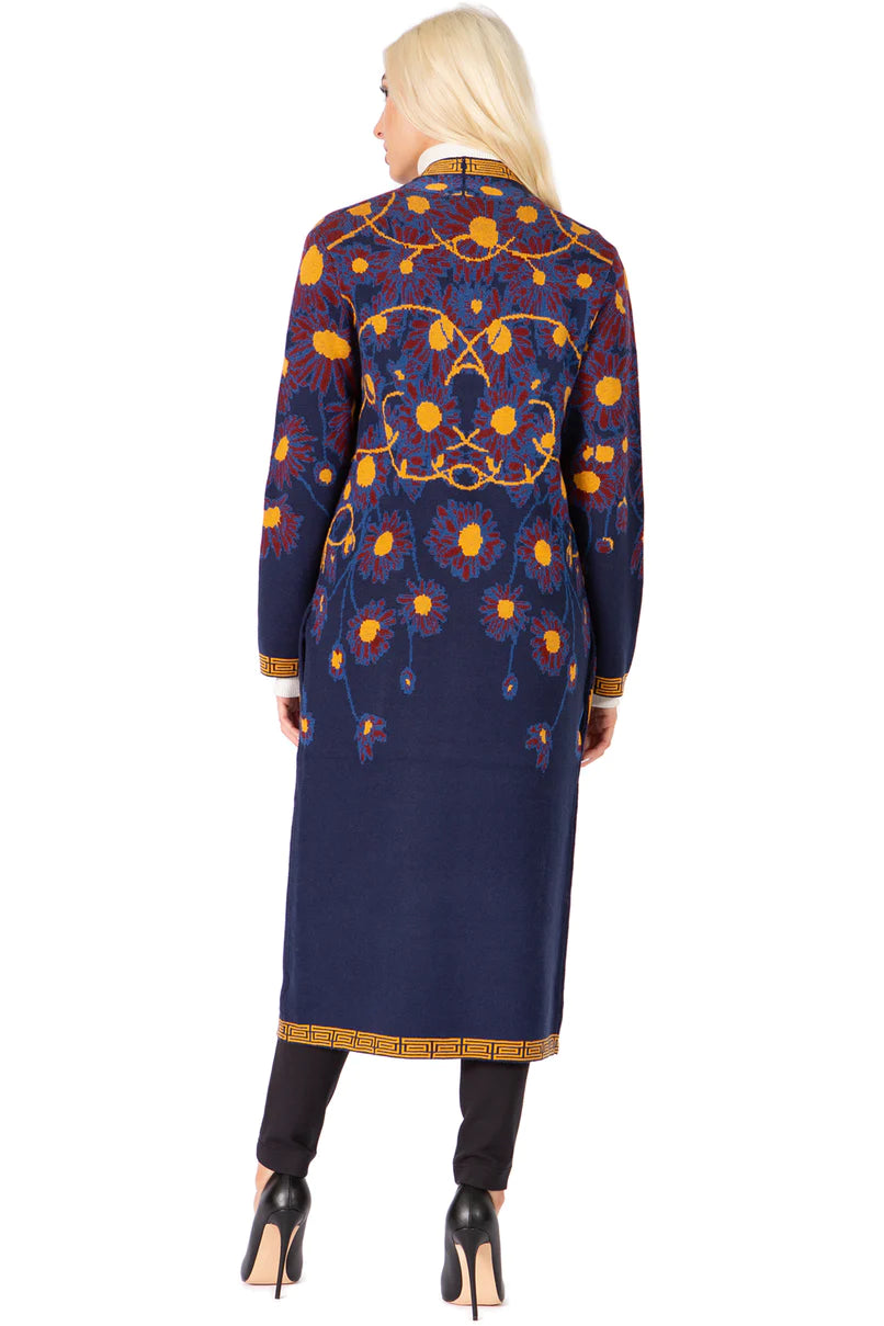 Multi Color Long Cardigan
