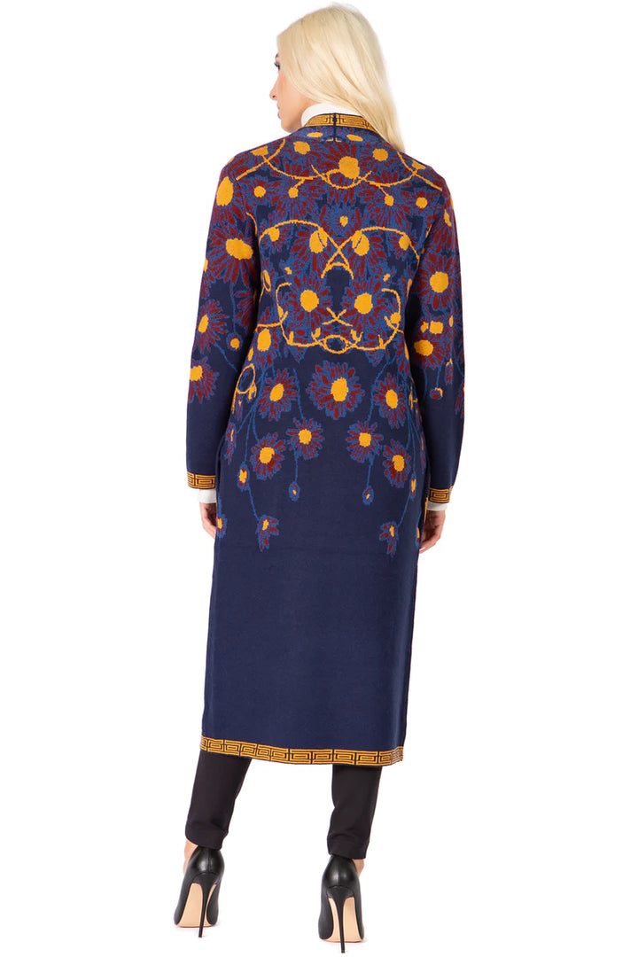 Multi Color Long Cardigan