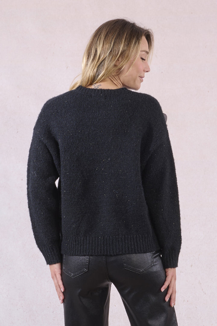 Flowers Embossed Sweater