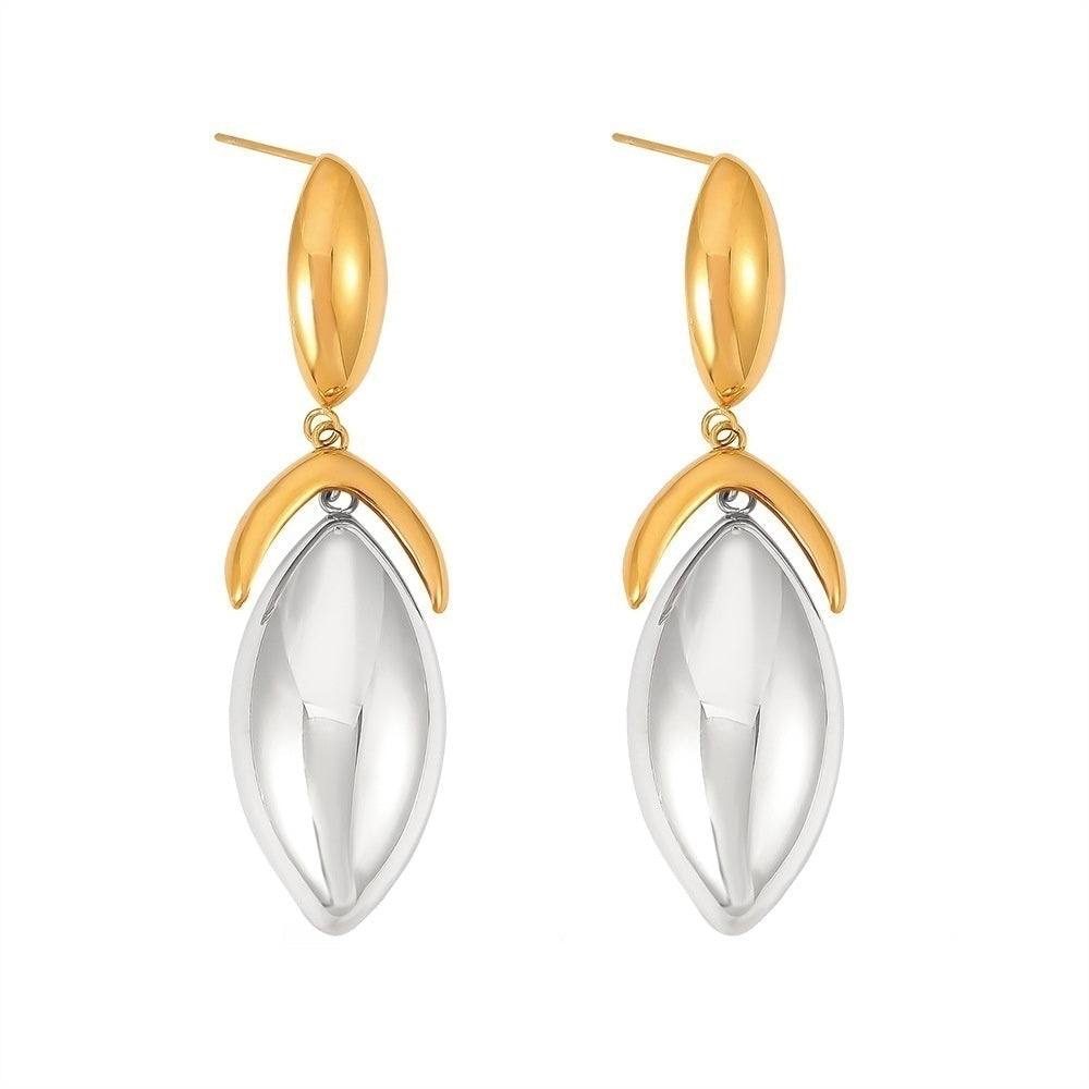 Gal Two Tone Drop Earring from KADOU Boutique