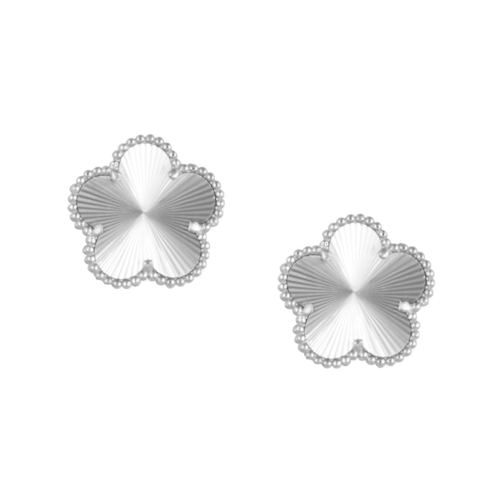 Adeline Clover Stud Earring Gold from KADOU Boutique