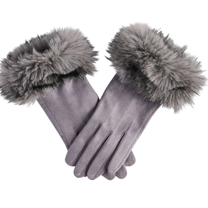 GLOVES FUR CUFF ULTRA SUEDE