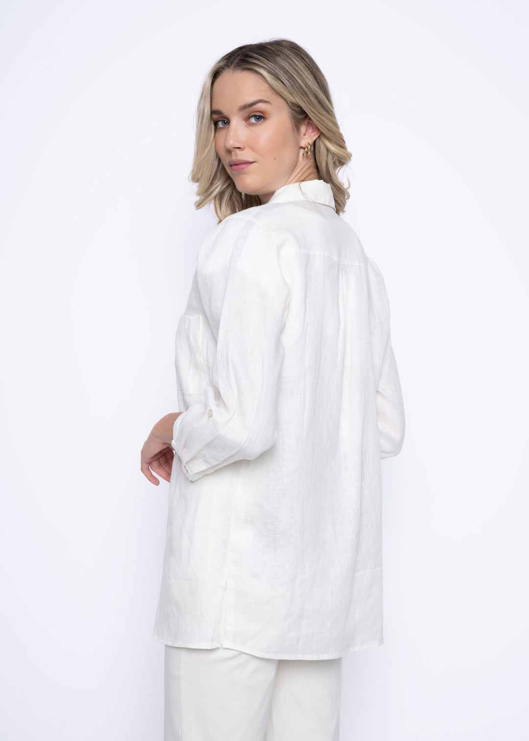 Picadilly 3/4 Sleeve Button Down Shirt