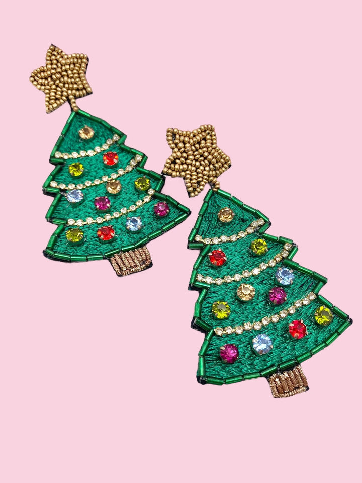 Festive Beaded Earrings