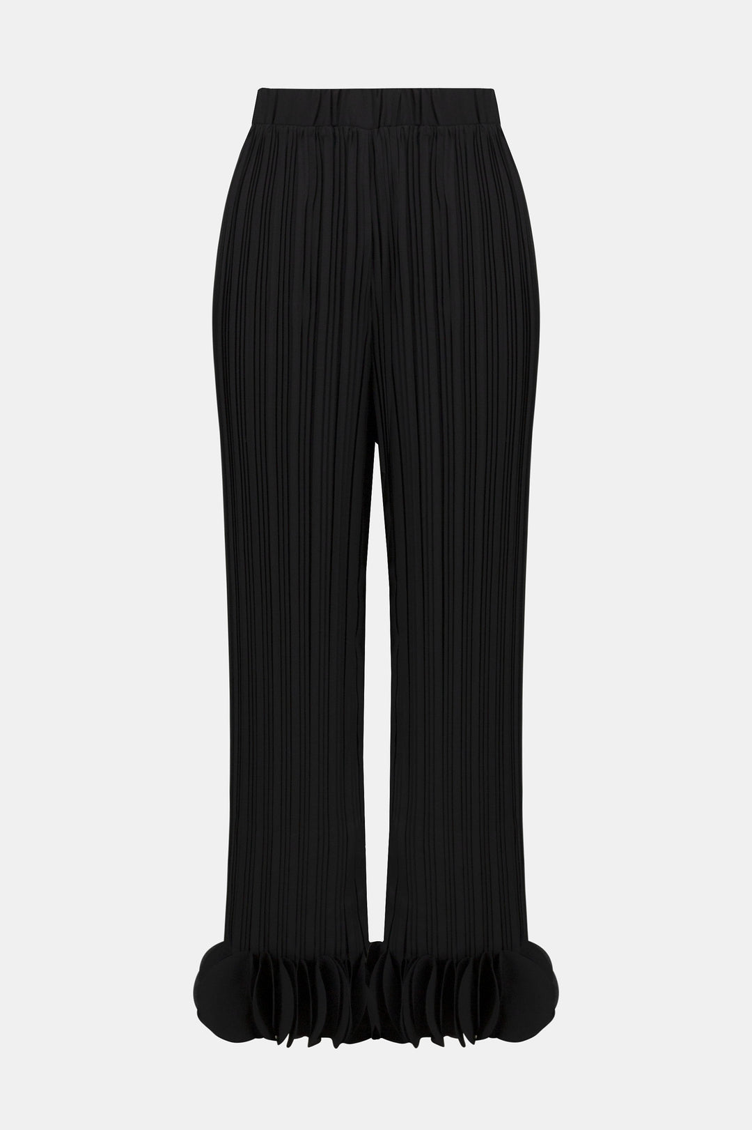 Georgette Wide Leg Pleated Pants - 253940-11