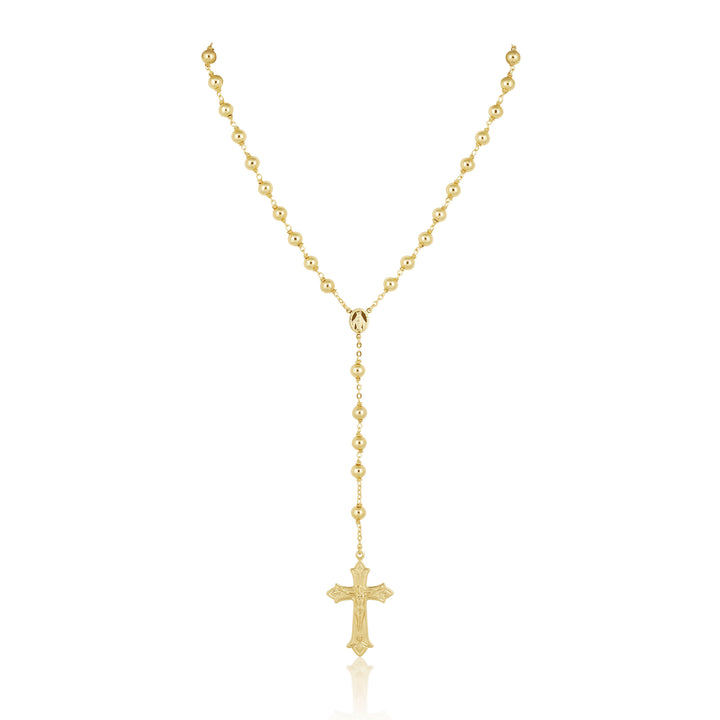 Golden Rosary Lariat