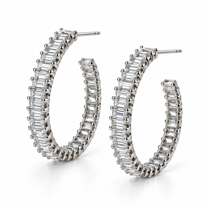 Hazel CZ Hoop