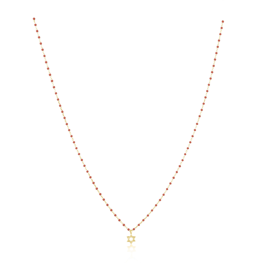 Elsa Mini Star of David Red from KADOU Boutique