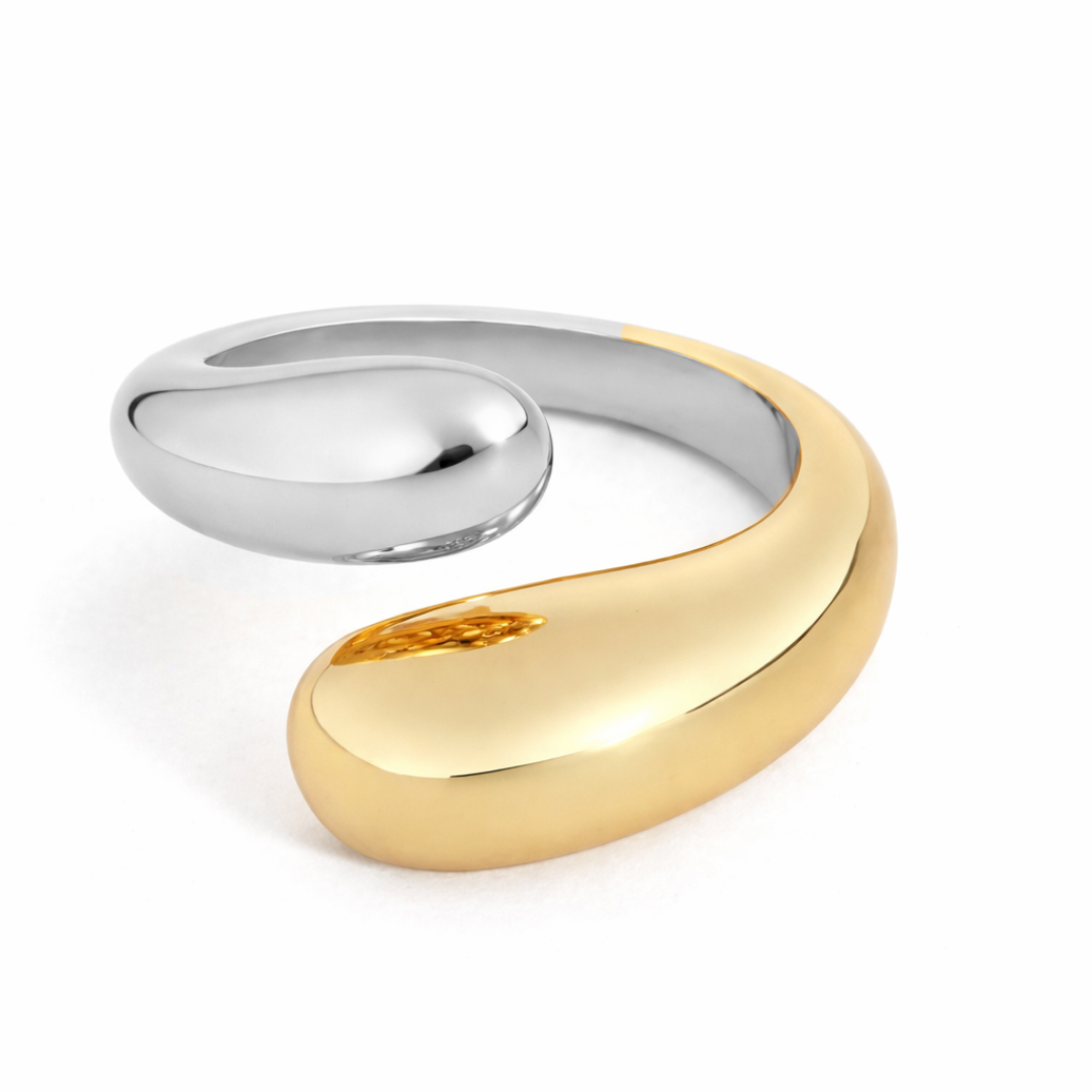 Harlow Two Tone Ring from KADOU Boutique