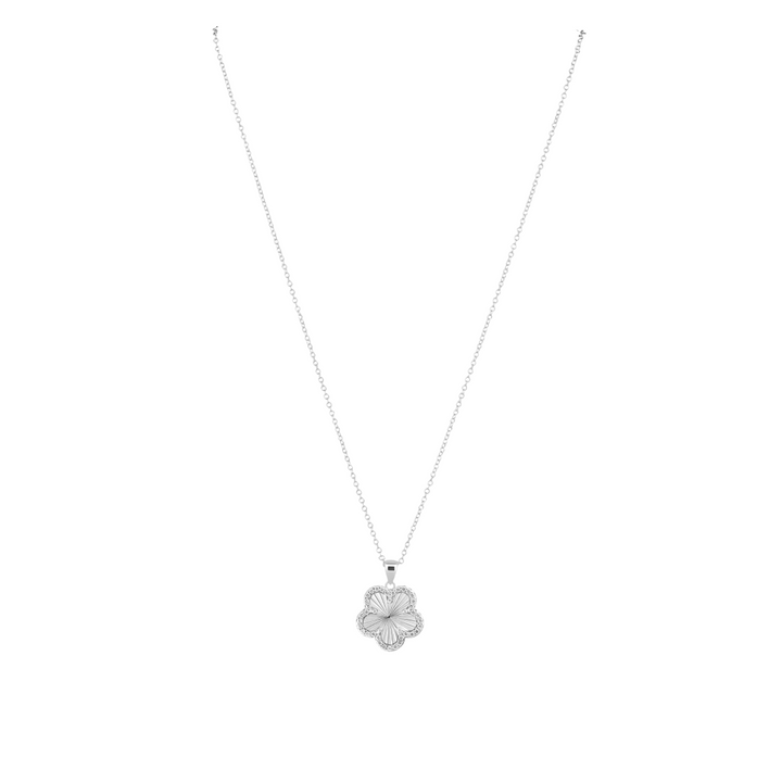 Adeline Pave Outline Pendant Necklace from KADOU Boutique