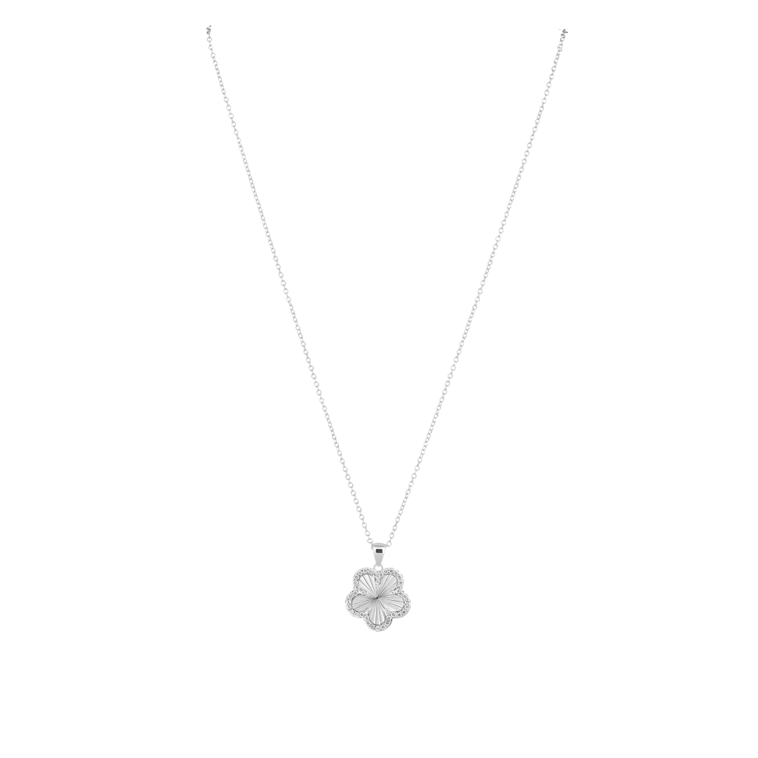Adeline Pave Outline Pendant Necklace from KADOU Boutique