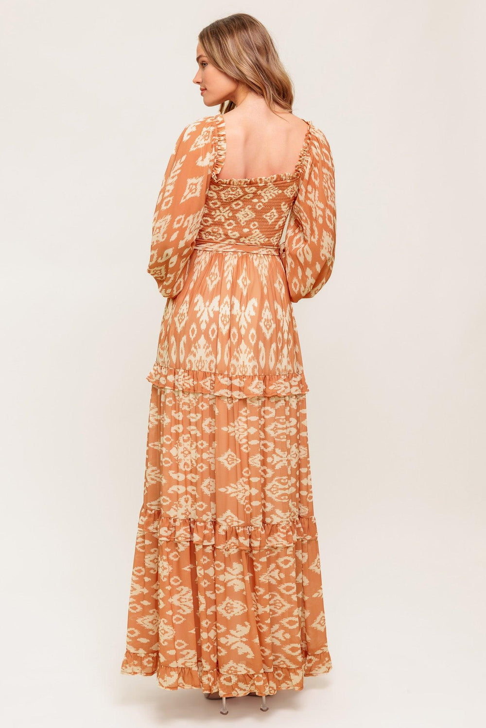 Cosmopolitan Elegance Woven Maxi Dress from KADOU Boutique